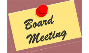 Special Board Meeting & Login Information