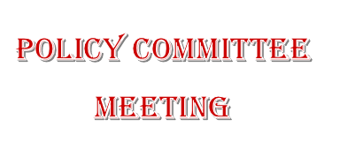 Policy Committee Meeting 
